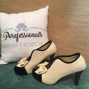 Brand New Cream and Black Heels
